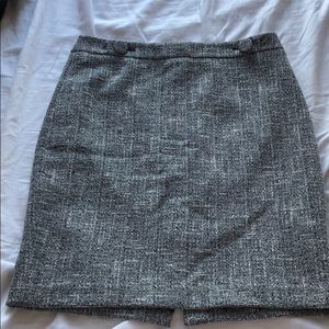 New Ann Taylor Petite Grey Tweed Pencil Skirt
